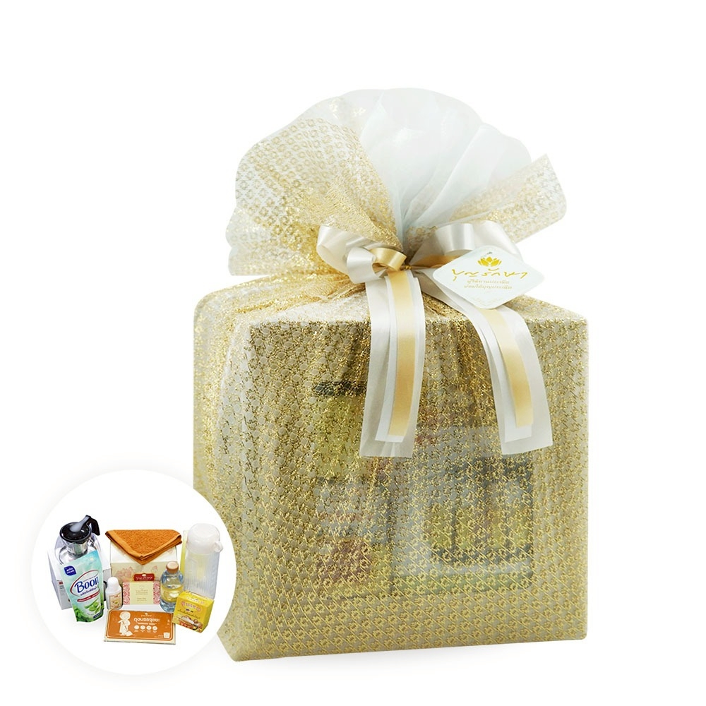 สังฆทานชุดกล่องบุญอิ่มใจ